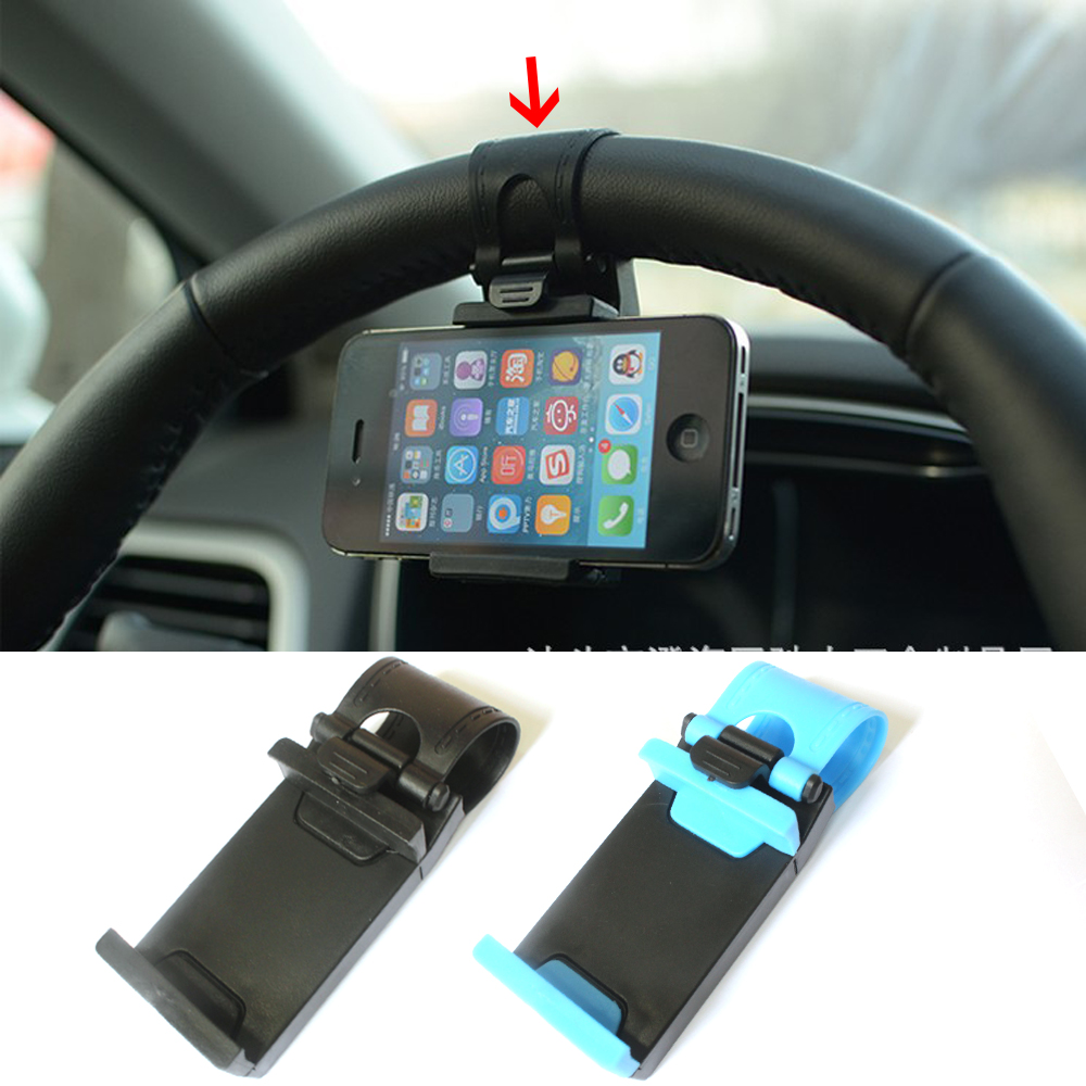 Car Accessories Tablet Holder - Autotelefoonhouder Stuurwiel Fiets Clip Mount Mobiele