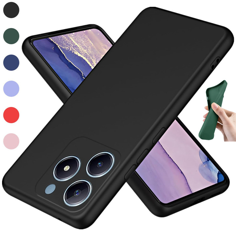 Realme Note 50 - Flexibele Vloeibare Siliconen Case Voor Realme