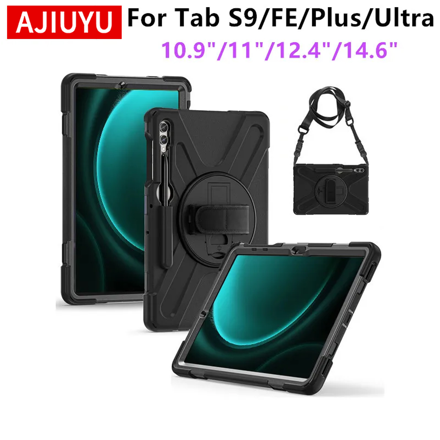 Samsung Tablet S9 Accessories - Zware Schokbestendige Case Voor Samsung Galaxy