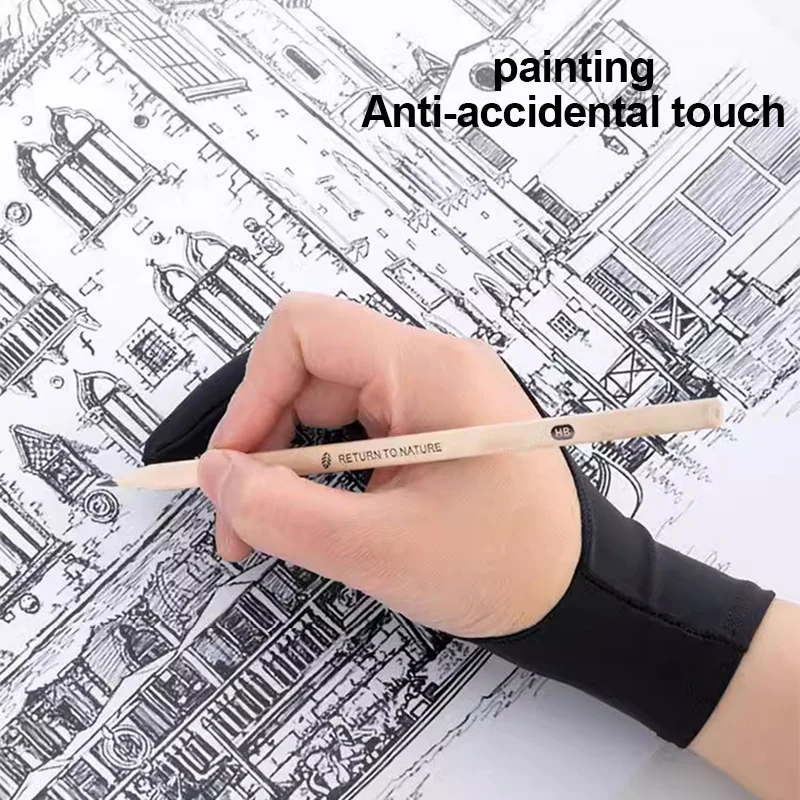 Tekenhandschoenen met twee vin - Drawing Glove Artist recensie en prijs