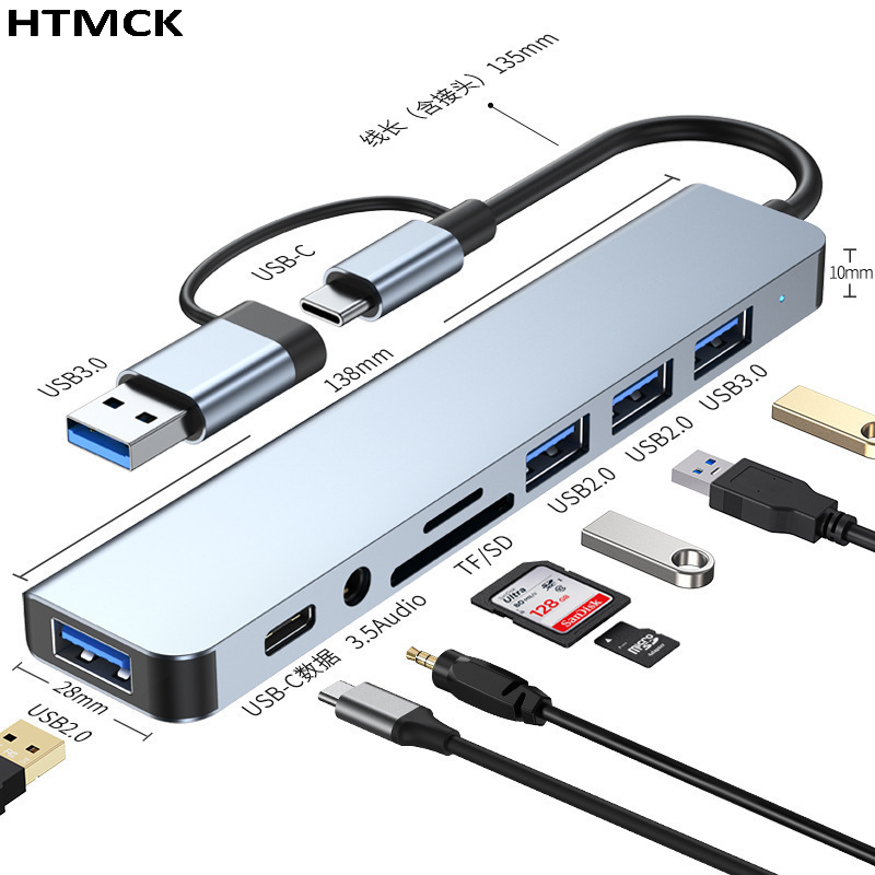 8-in-2 USB C Hub Multi-Port Do - Microsd Card Tablet recensie en prijs