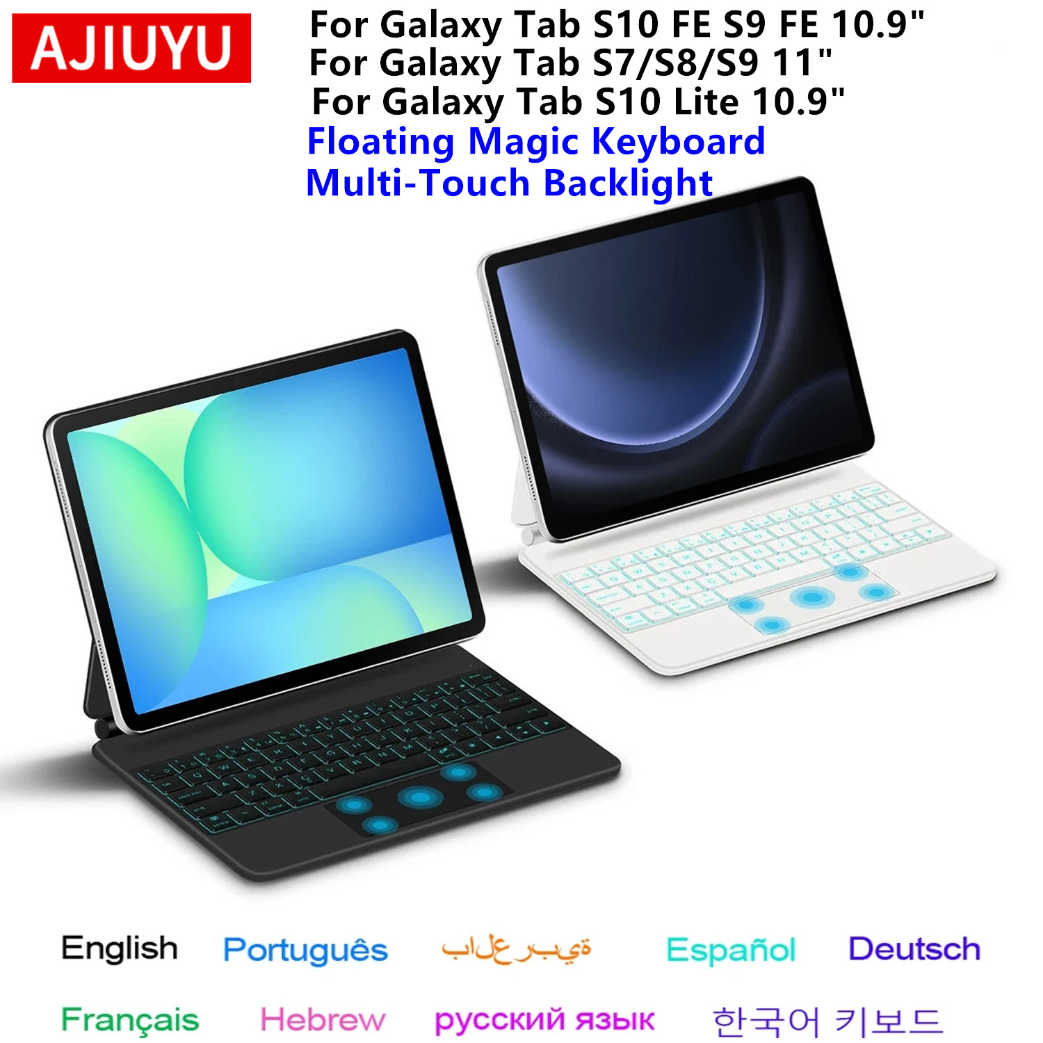 Magisch toetsenbord voor Samsu - Samsung Tablet S9 Accessories recensie en prijs