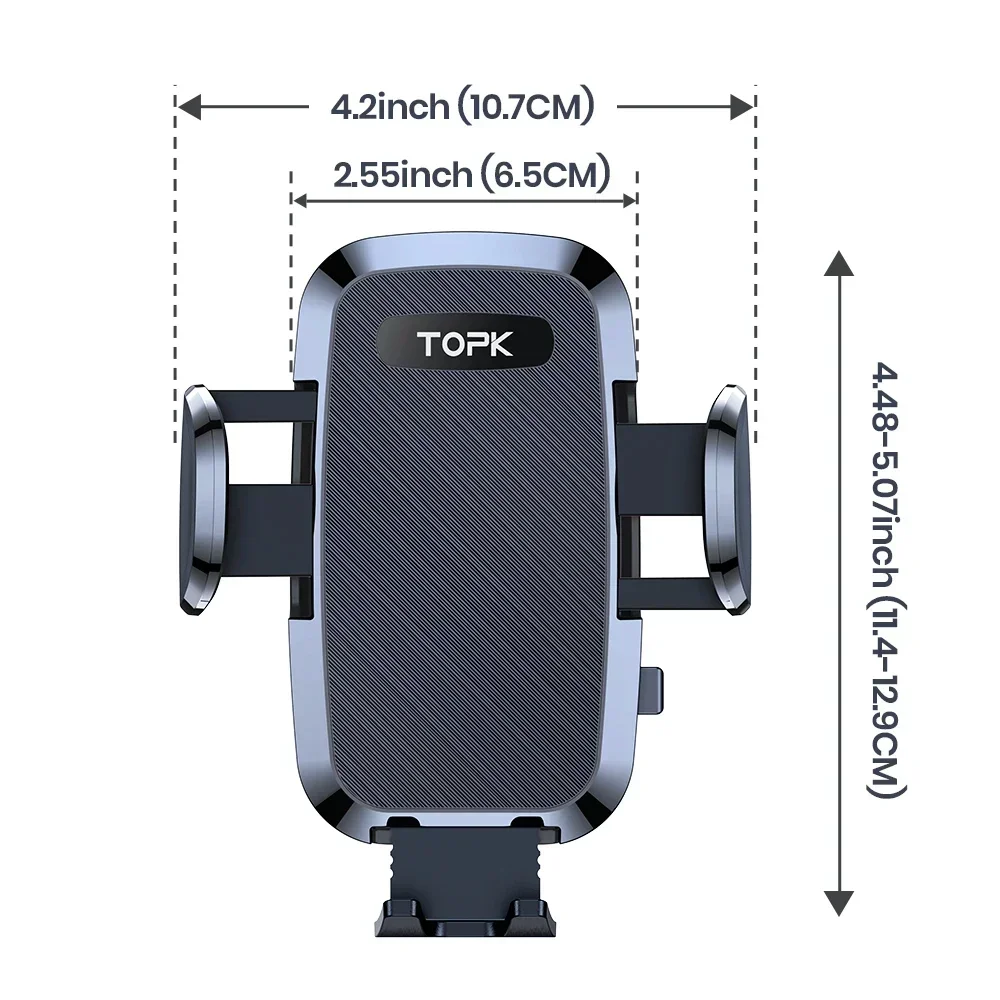 TOPK D36T Gravity Autotelefoon - Car Accessories Tablet Holder recensie en prijs